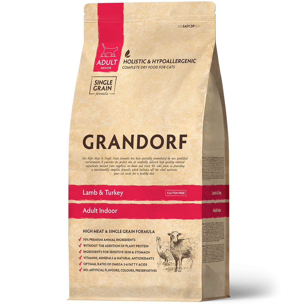 GRANDORF Cat Lamb&Turkey Adult Indoor