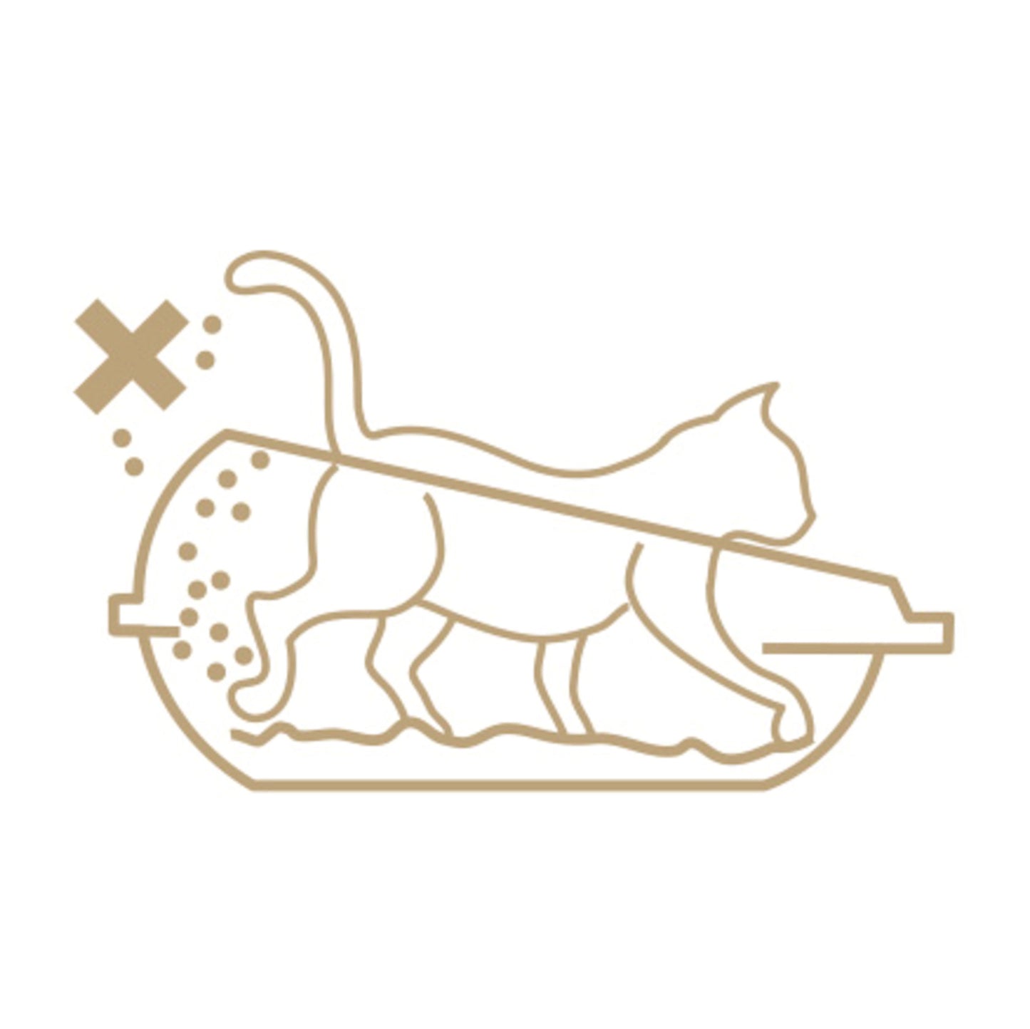 Большой кошачий лоток JOTA