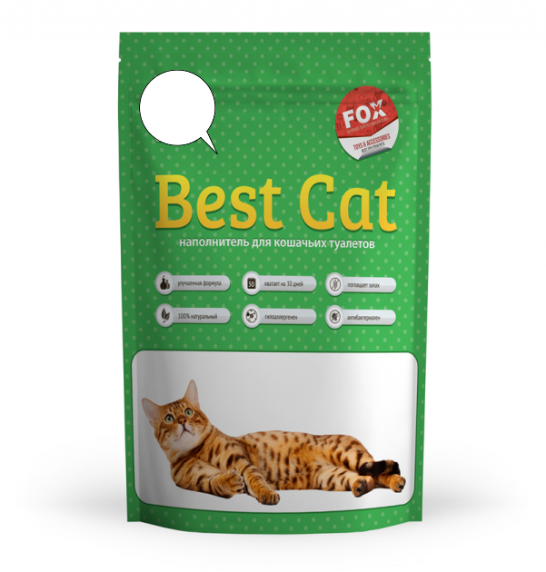 Силикагелевый наполнитель Best Cat Apple