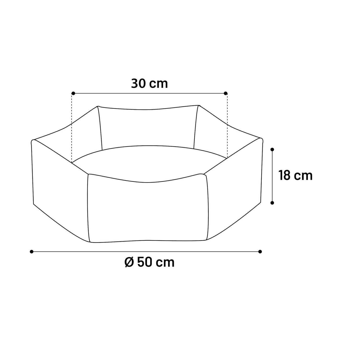 Спальное место PANAMA HEXAGONAL