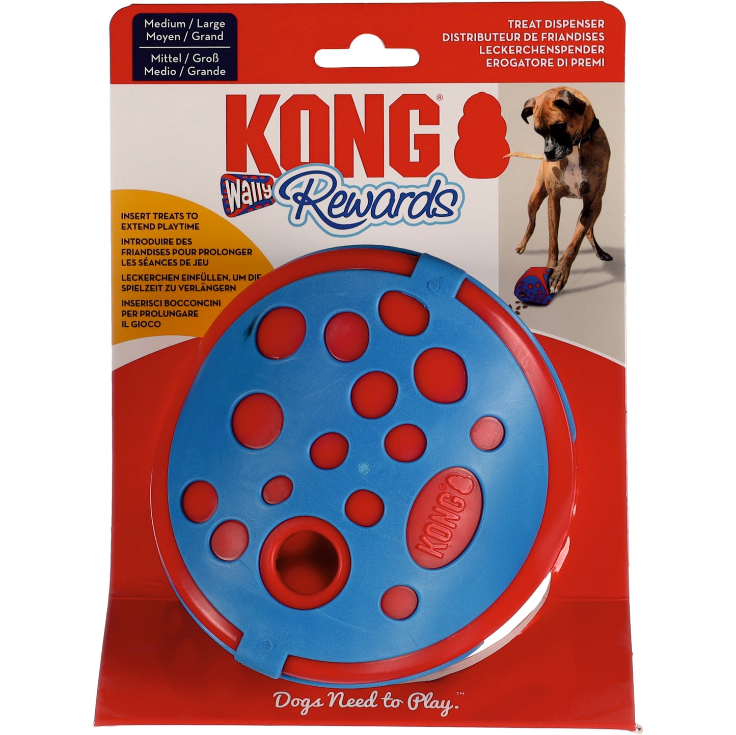 KONG® Дозатор лакомств Wally