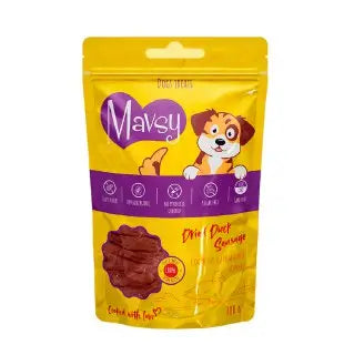 Лакомство для собак Mavsy Dried DUCK Sausage сосиски из утки, 100 г