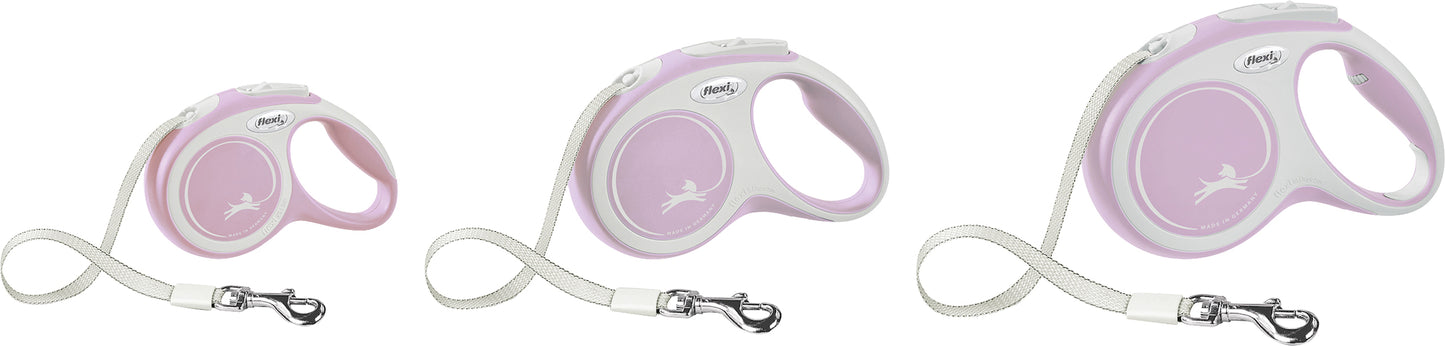 Поводок-рулетка FLEXI NEW COMFORT ЛЕНТА 5М лиловая