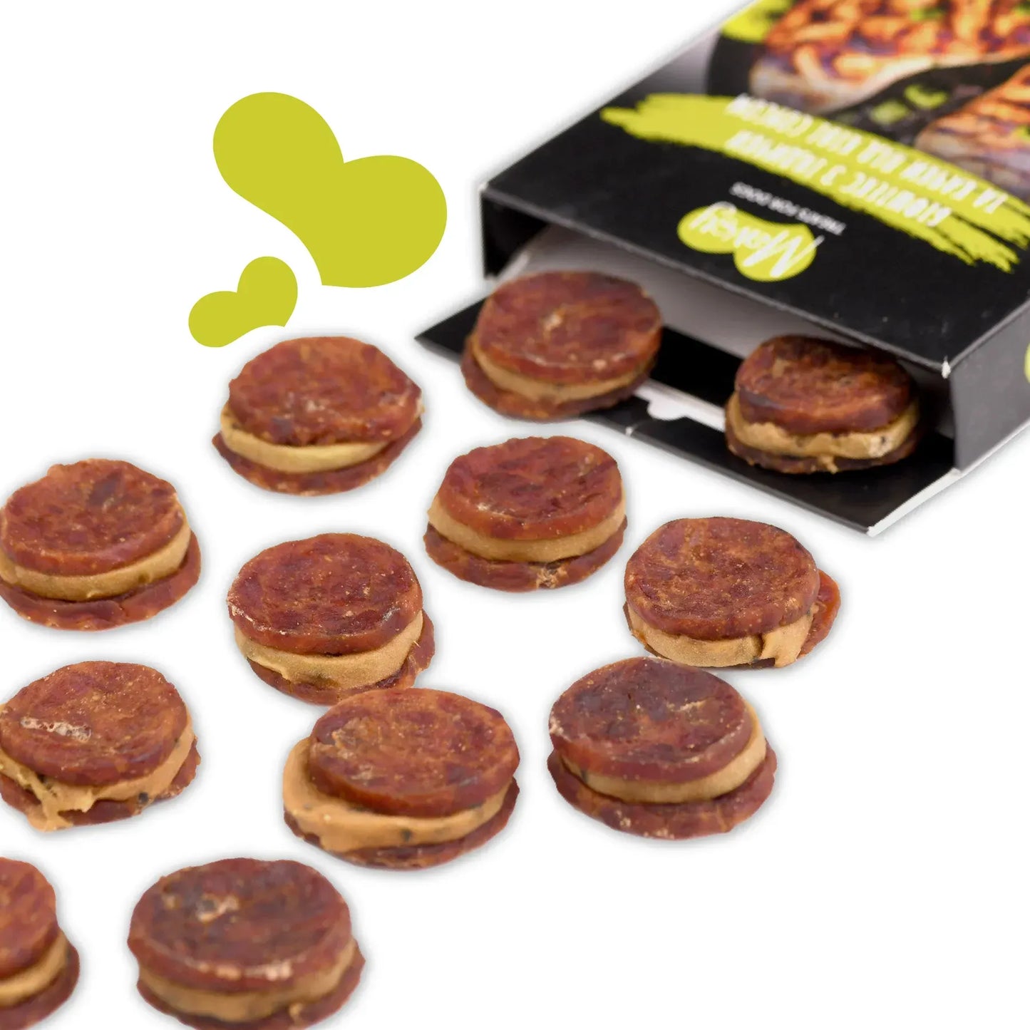 Лакомство для собак Mavsy бифштекс из индейки и утки под киви соусом, 100 г