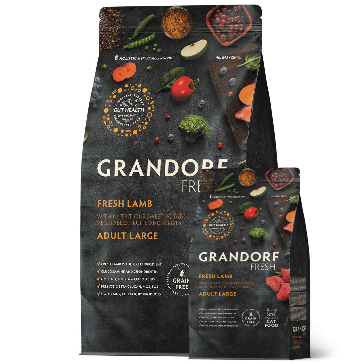 Grandorf Fresh Lamb Adult LARGE Cat
