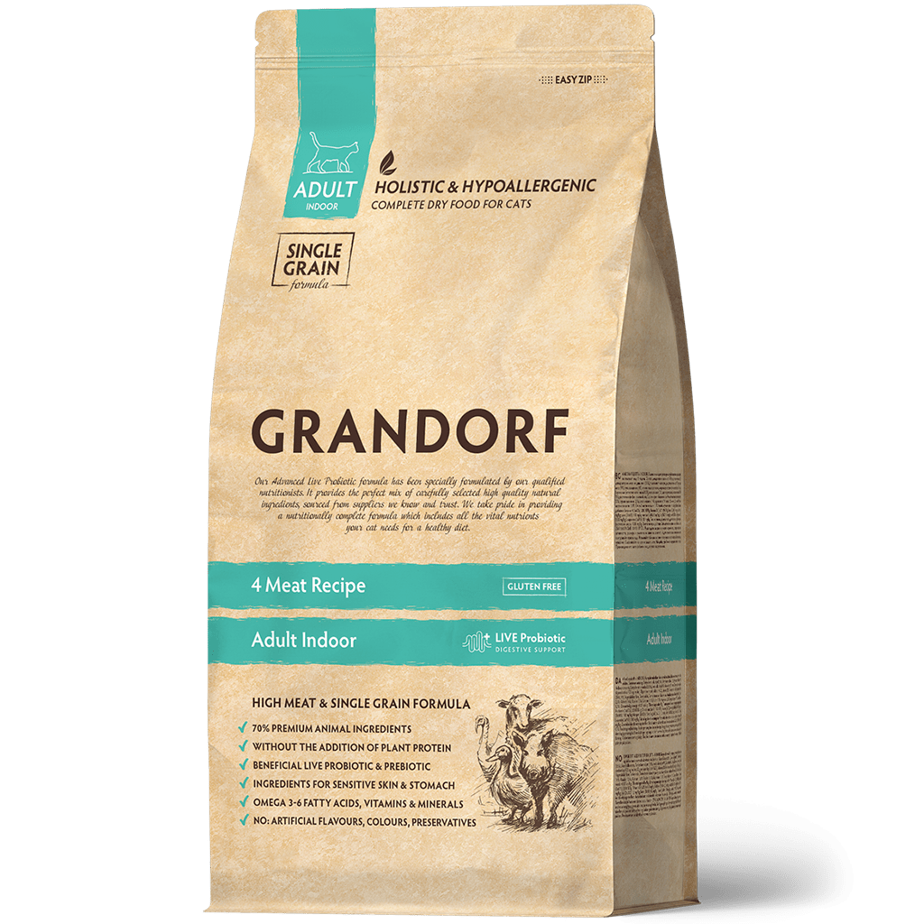 Grandorf Cat 4MEAT Adult Indoor