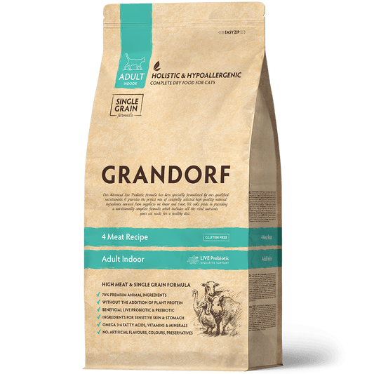 Grandorf Cat 4MEAT Adult Indoor