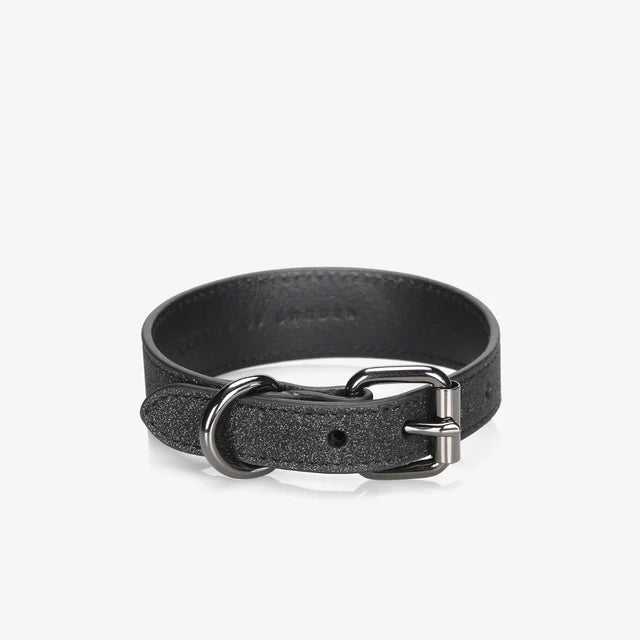 Collar of Sweden Ошейник Black Glitter (Узкий)