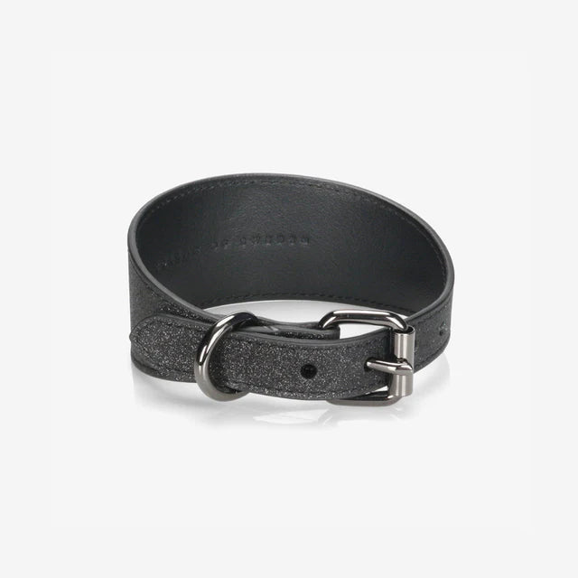 Collar of Sweden Ошейник Black Glitter (Широкий)