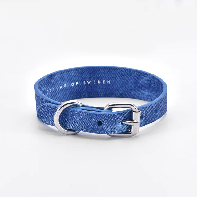 Collar of Sweden Ошейник Blue Denim (Узкий)