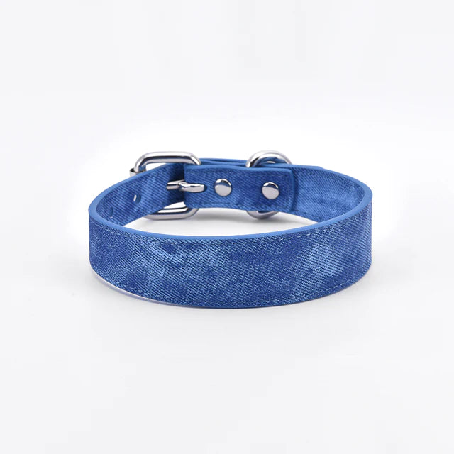 Collar of Sweden Ошейник Blue Denim (Узкий)