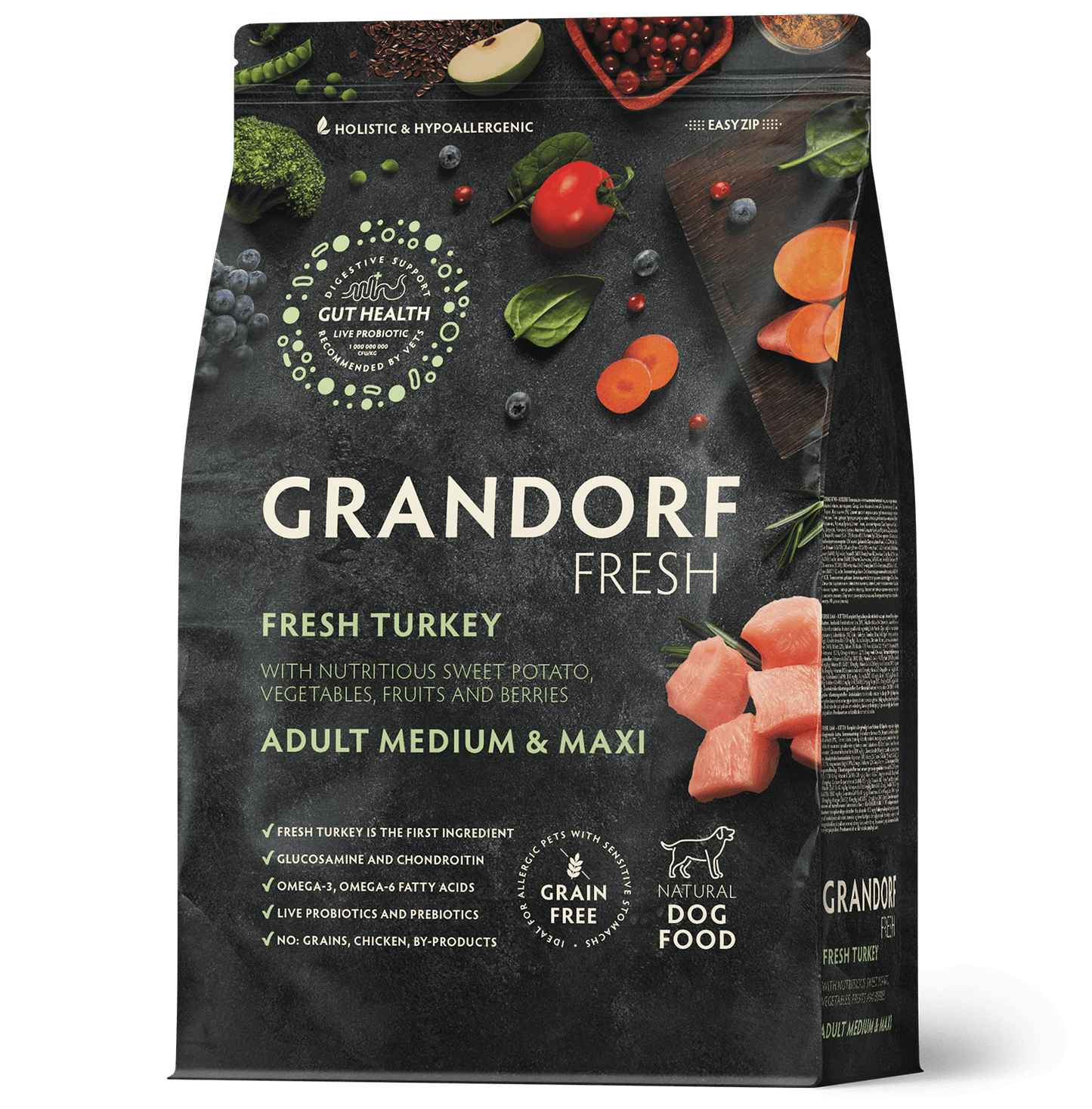 GRANDORF Fresh Turkey Adult Medium&Maxi