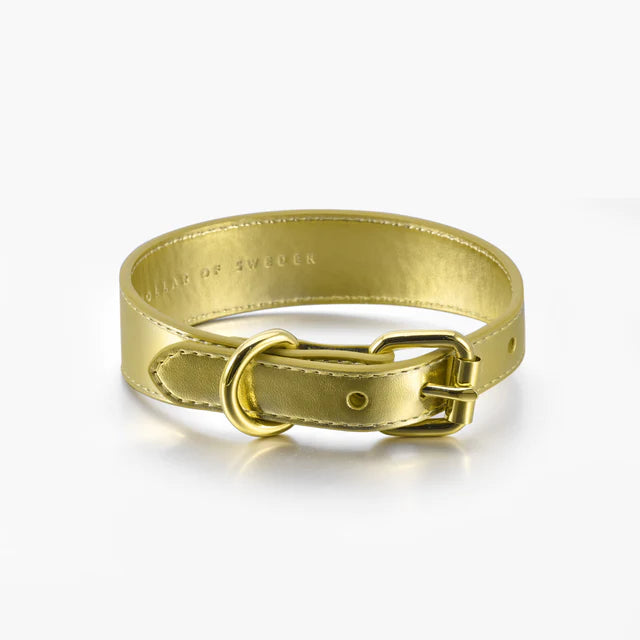 Collar of Sweden Ошейник Gold Metallic (Узкий)