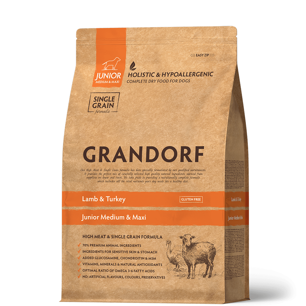 GRANDORF Lamb&Turkey Junior Medium&Maxi