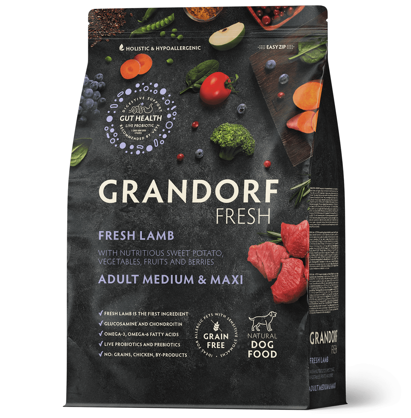 GRANDORF Fresh Lamb Adult Medium&Maxi