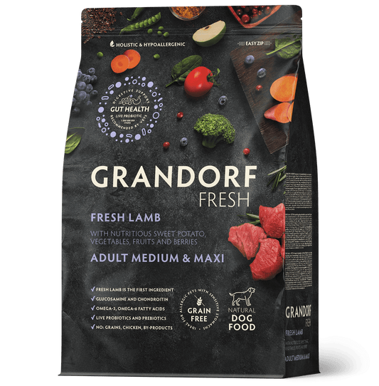 GRANDORF Fresh Lamb Adult Medium&Maxi