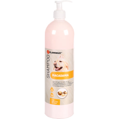 Шампунь для собак с макадамией Flamingo