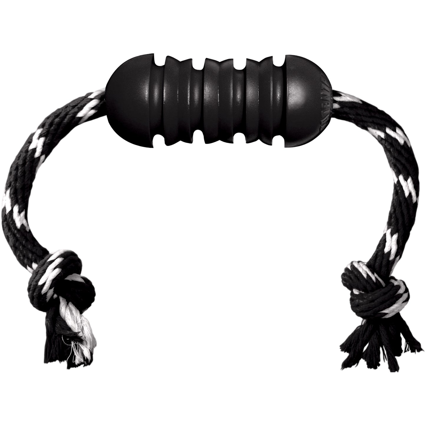 KONG® Extreme с веревкой и мячом, черный
