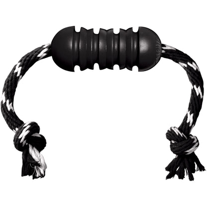 KONG® Extreme с веревкой и мячом, черный