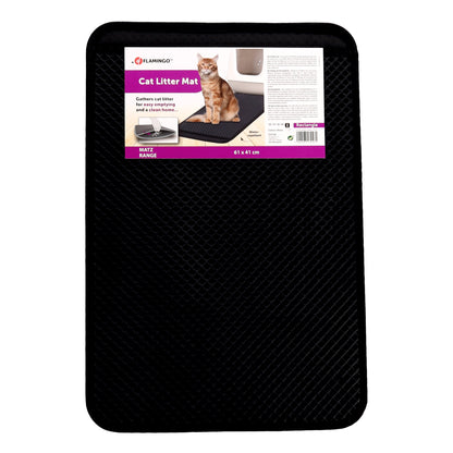 Коврик для кошачьего туалета Matz Black 61х41