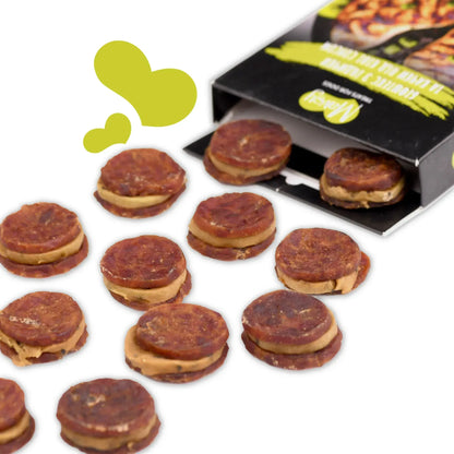 Лакомство для собак Mavsy бифштекс из индейки и утки под киви соусом, 100 г