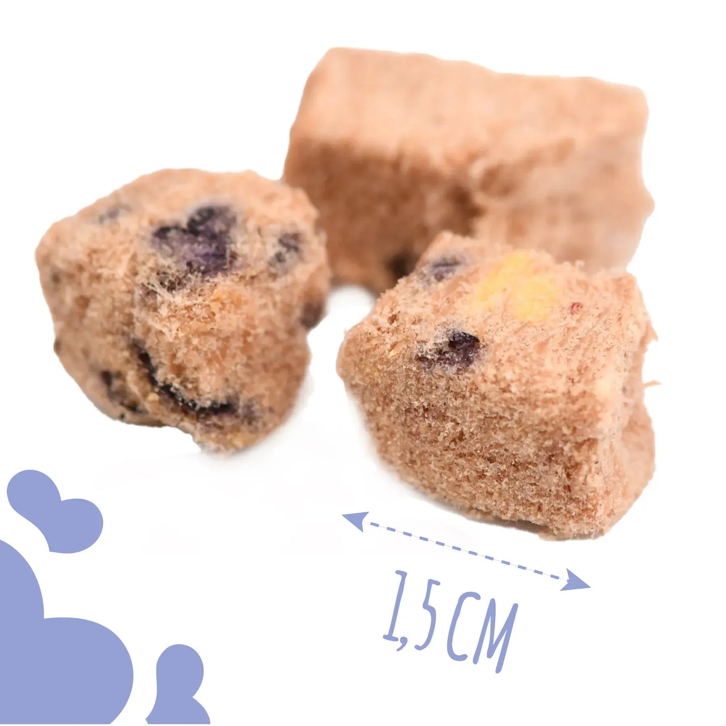 Лакомство для собак Mavsy Cуфле из индейки с черникой, 50 г
