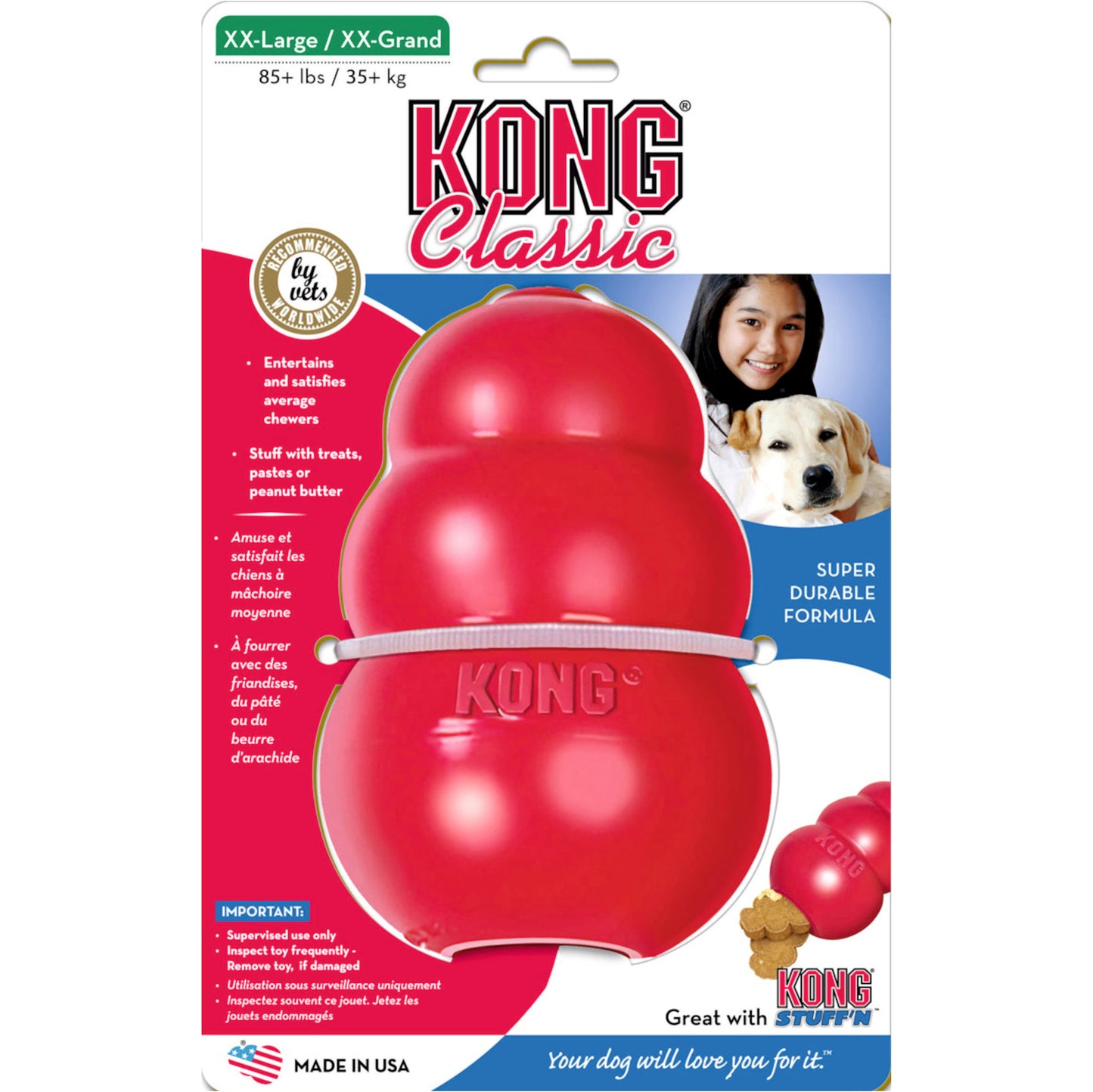 KONG® Classic Wobbler красный