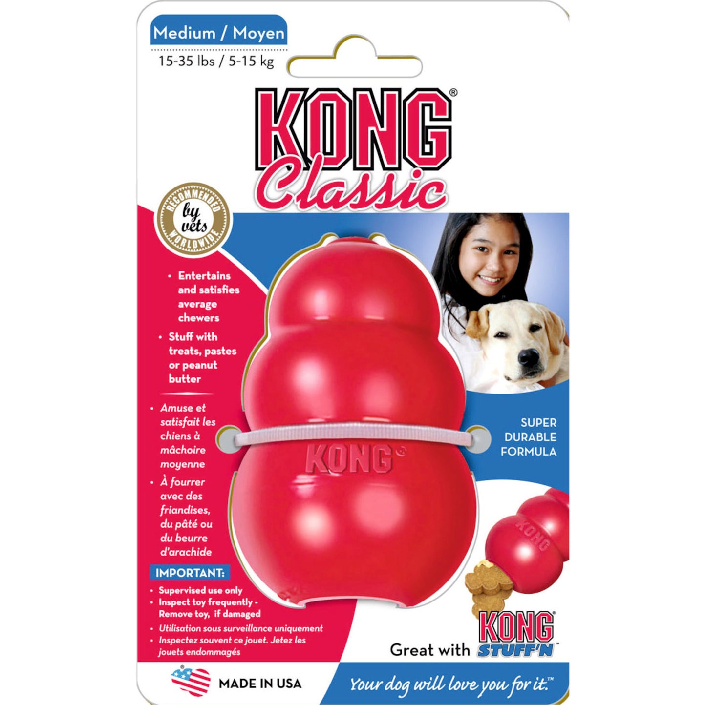 KONG® Classic Wobbler красный