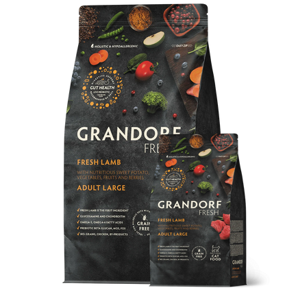 Grandorf Fresh Lamb Adult LARGE Cat