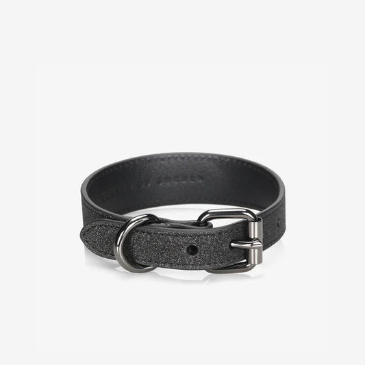 Collar of Sweden Ошейник Black Glitter (Узкий)