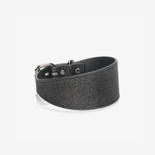 Collar of Sweden Ошейник Black Glitter (Широкий)