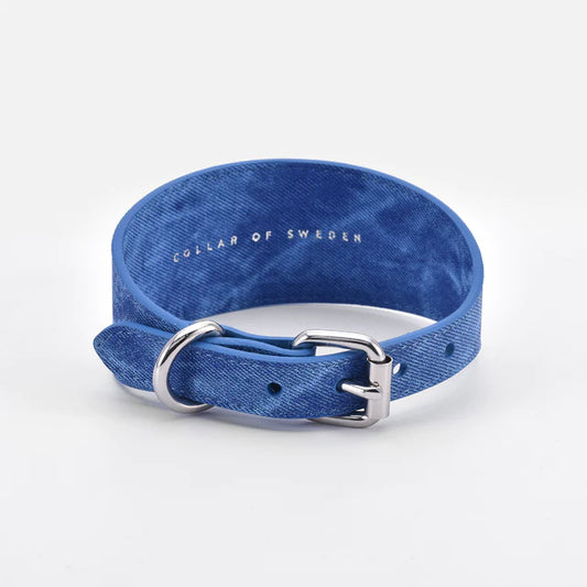 Collar of Sweden Ошейник Blue Denim (Широкий)