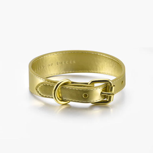 Collar of Sweden Ошейник Gold Metallic (Узкий)